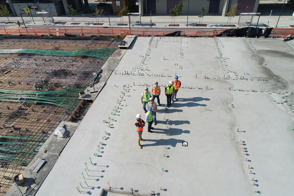 Government construction project site